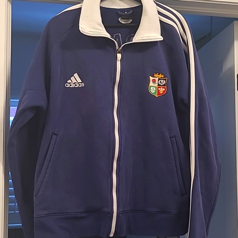 - Men's Vintage retro Adidas  England Lions Rugby Zip up. Size XL